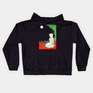 Alice in the moonlight Kids Hoodie